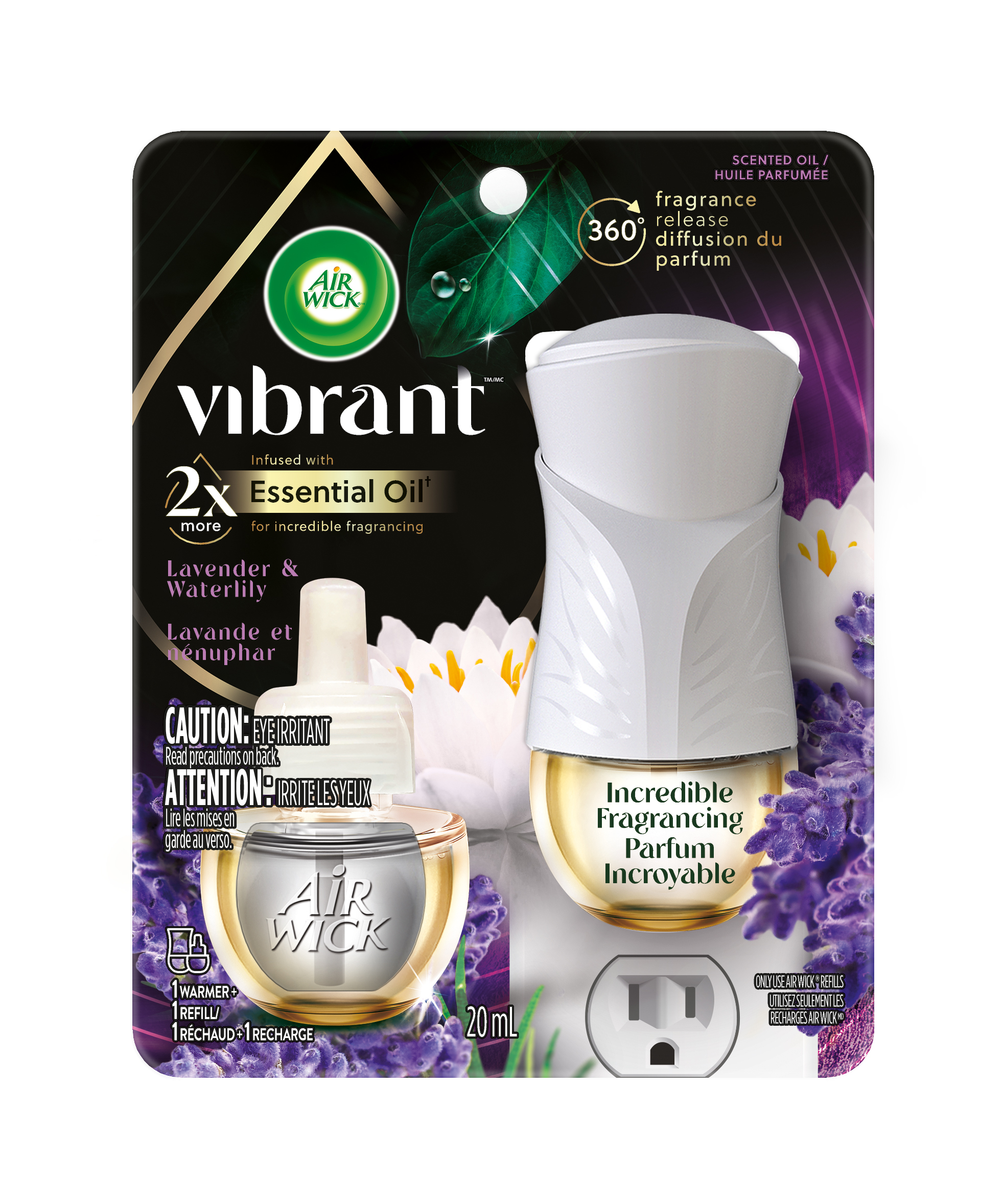 Air Wick® Vibrant Scented Oil - Lavender & Waterlily (Canada)